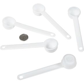 5 mL (1 tsp) Scoops 1 Teaspoon Plastic Spoons HeroScoops (5 Count)