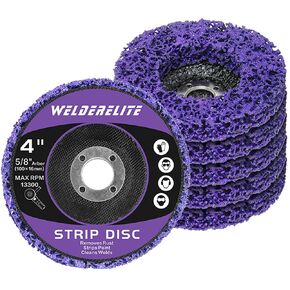 6-Pack Paint Stripper Discs for Angle Grinder 4-1/2 Inch Rust Removal Metal Grinding Quick Stripping Wheel Replacement