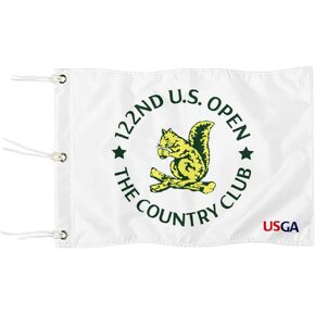 Standard Golf Flag USGA Golf Pin Flag Practic Putting Green Golf Flag For Backyard Garden Double-Sewn 600D Nylon Miniature Pin Flag with Grommets 20" L x 13" H white