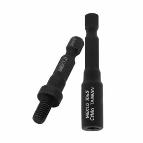 M6 Hanger Bolt Driver and Threaded Insert Driver Tool for Woodworking (1/4 Inch Drive,M6*1.0mm)