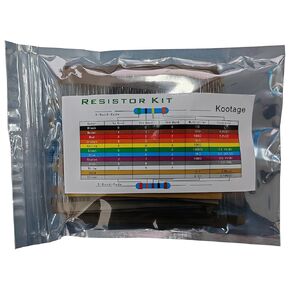 760 Pcs 38 Values 1/4W Resistor Kit from 1 Ohm to 1M Ohm 1/4 Watt 1% Tolerance Metal Film Resistors Assortment