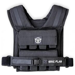 Weighted Vest for Men & Women - 40 lb Weighted Vest for Crossfit, Calisthenics, Running and Walking - Comfortable, Durable, Breathable - Adjustable Weighted Vest with Removable Weights