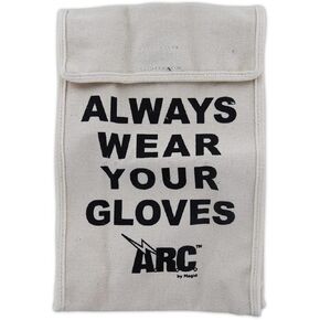 MAGID A.R.C. Cotton Twill Canvas Glove Bag for Rubber Insulating Electrical Gloves