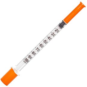 JIBENGAO U-100 Syringe with Needle 31Ga 1cc 5/16"(8mm)- Pack of 20 Pcs