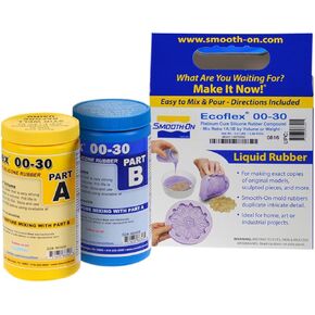 Ecoflex™ 00-30 Super-Soft, Platinum Cure Silicone Rubber, Pint Unit