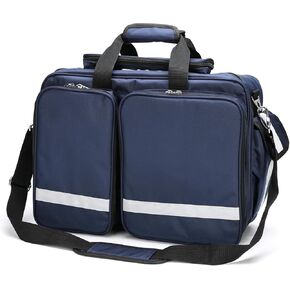 Medical Bag Empty First Aid Bag First Responder Bag for Trauma,Emergency Bag Medical Bag Organizer，Trauma Bag, Medical Bag for Nurses,Home Health Care, EMT(Bag Only)