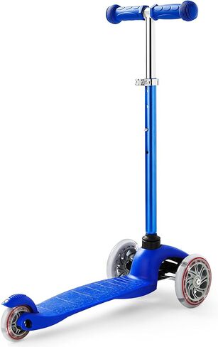 Kids Scooter, Children and Toddler 3 Wheel Kick Scooter, LED Lighted Wheels and 3 Adjustable Height Handlebars, Lean-to-Steer, 3 Wheel Scooter for Boys & Girls Ages 3-8 in Saudi Arabia