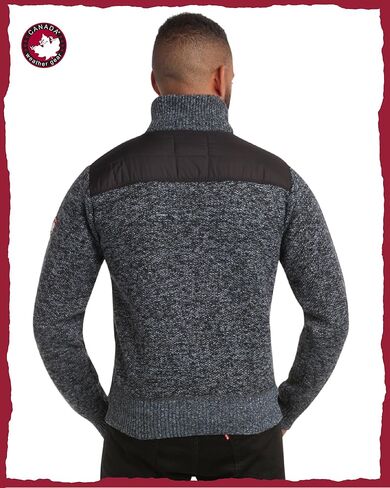 CANADA WEATHER GEAR Men's Sweater - Classic Zip Up Polar Fleece Mens Sweater - Cozy Stylish Jackets for Men (M-XXL) in Saudi Arabia