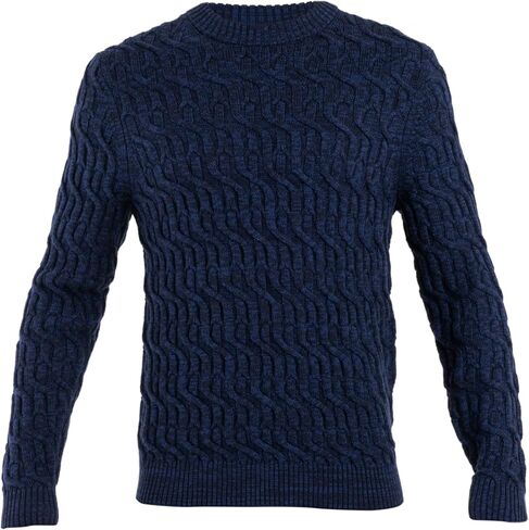 Icebreaker Men's Merino Cable Knit Crewe Sweater in Saudi Arabia