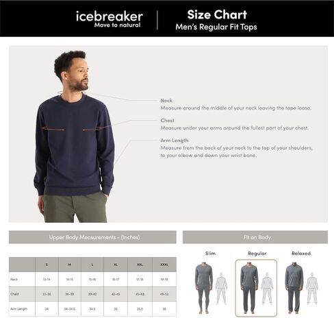 سترة رجالية من نسيج Merino Cable Knit Crewe من Icebreaker in Kuwait