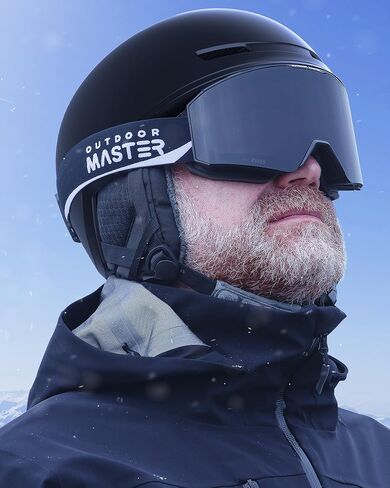 مجموعة خوذة التزلج OutdoorMaster، خوذة التزلج MIPS مع عدسة من ZEISS Ski Goggles - مجموعة خوذة التزلج MIPS للرجال والنساء والشباب in Kuwait