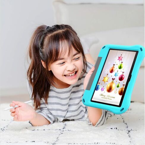 Case for 10 inch Tablet 2023&2021 - Riaour Shockproof Case Cover with Handle Stand for 2023 10 inch Tablet,(Incompatible with iPad Samsung 10 inch Tablet) (Light Pink) in Saudi Arabia