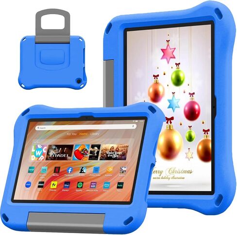 Case for 10 inch Tablet 2023&2021 - Riaour Shockproof Case Cover with Handle Stand for 2023 10 inch Tablet,(Incompatible with iPad Samsung 10 inch Tablet) (Light Pink) in Saudi Arabia