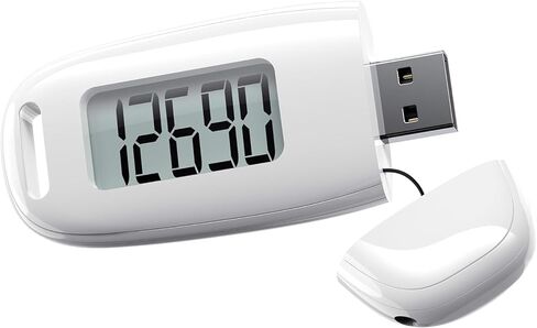 عداد خطوات ثلاثي الأبعاد لمشبك المشي على عداد الخطى، عداد خطوات بسيط ثلاثي الأبعاد للمشي، عداد خطوات دقيق لتعقب الخطوات الأساسية مع شاشة عرض كبيرة لتعقب المشي للرجال والنساء والأطفال والكبار وكبار السن in Kuwait