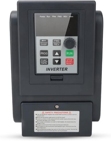 VFD Variable Frequency Drive 2.2kW,220VAC Single to 3 Phase 380V Drive Inverter,Adjustable PWM Variable Motor Speed Control Inverter,for Controlling The Motor Start Stop CW/CCW Etc in Saudi Arabia