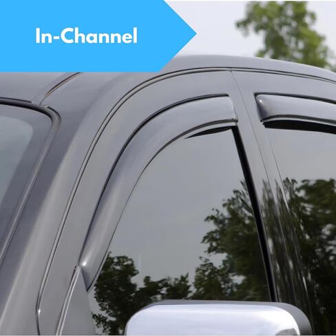 KPY Window Visor Compatible with Toyota Corolla Cross 2022 2023 2024, 4PC Rain Guard Side Window Vent Deflectors Tape-On Mugen Style, 2022 2023 2024 in Kuwait