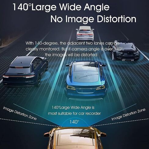 720P Dash Camera for Car Dash Cam 2.2’’ IPS Screen Car Video Recorder G-Sensor Night Vision 140°Wide Angle in Saudi Arabia