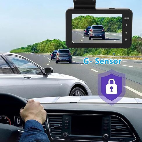 720P Dash Camera for Car Dash Cam 2.2’’ IPS Screen Car Video Recorder G-Sensor Night Vision 140°Wide Angle in Saudi Arabia