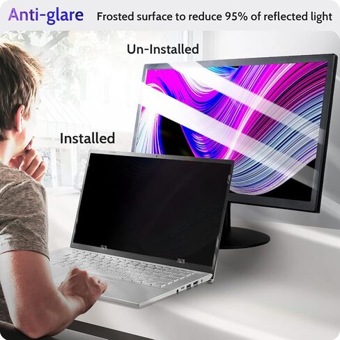 Computer Privacy Screen 34 Inch for 21:9 Curved Monitor, Removable 34inch Anti Blue Light Anti Glare Monitor Privacy Filter Shield in Saudi Arabia