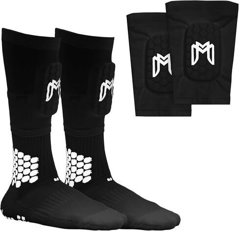 Mini Shin Guards Soccer – Built in Mini Shin Pad Sleeves for Mens, Women, Teens – Small Shin Guards, Perfect for High Level Players - Lightweight, Breathable in Saudi Arabia