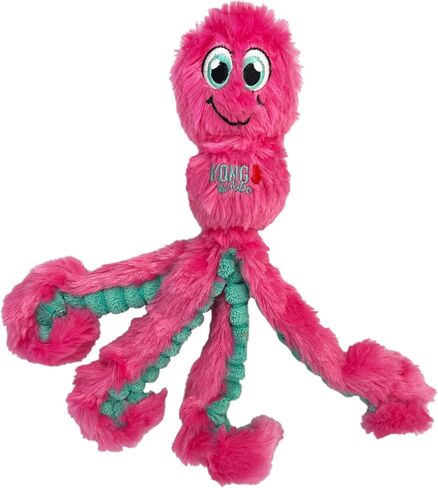 KONG Wubba Octopus Tug and Fetch Squeak Dog Toy Assorted Colors (Small) in Saudi Arabia
