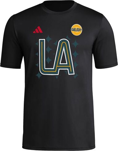 adidas Men's La Galaxy Pre-Game T-Shirt in Saudi Arabia