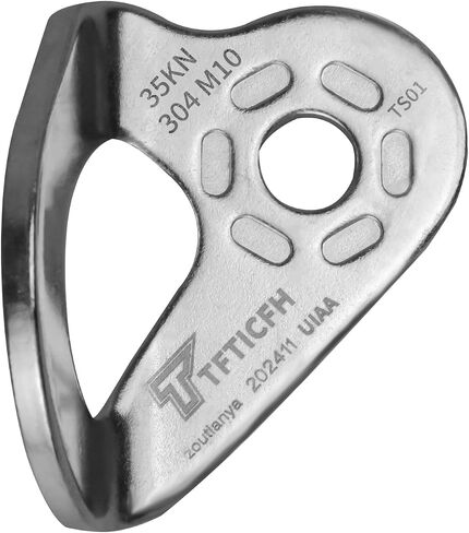 UIAA 35kN Climbing Bolt Hanger, Heavy Duty Stainless Steel Climbing Wall Anchor for 10 mm / 3/8" Bolt, for Rock Climbing Hammock Gym Aerial Work Caving Rescue,5pc in Saudi Arabia