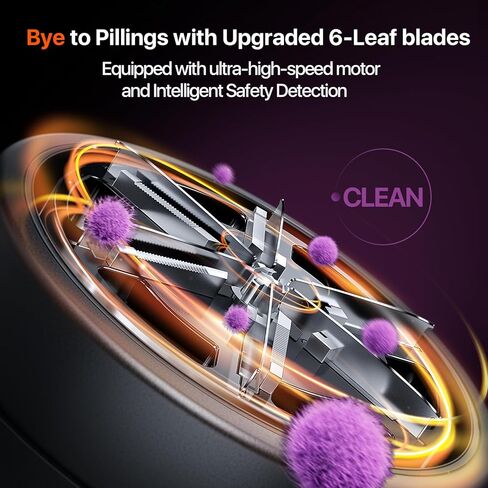 TORRAS Fabric Shaver Lint Remover, Rechargeable Electric 3-Speed Sweater Shaver Remove Fuzz, Pilling for Cashmere, Wool, Coat, Furniture, Clothes depiller with Replacement Blades, Pearl White in Kuwait