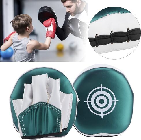 BORDSTRACT Mini Focus Mitts, PU Micro Boxing Pads, 1 Pcs Focus Punch Strike Shield, Hand Target Pads for Kickboxing, MMA, Muay Thai, Punching Target, Martial Arts Training(Green-Only 1pcs Not 1 Pair) in Saudi Arabia