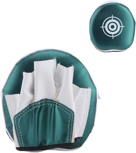 BORDSTRACT Mini Focus Mitts, PU Micro Boxing Pads, 1 Pcs Focus Punch Strike Shield, Hand Target Pads for Kickboxing, MMA, Muay Thai, Punching Target, Martial Arts Training(Green-Only 1pcs Not 1 Pair) in Saudi Arabia