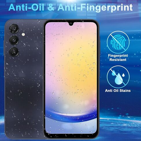 4+3 Pack Galaxy A35 Screen Protector, 4 Pack Tempered Glass with 3 Pack Camera Lens Protector, High Clarity, Anti-Shatter, Bubble Free for Samsung A35 5G Screen Protector in Saudi Arabia