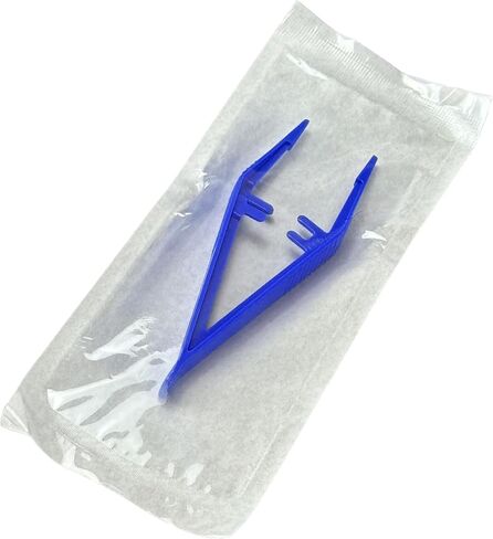 Sterile Forceps Tweezers, Fine Point, 5 Inches (100, ABS-Individual Wrap) in Saudi Arabia