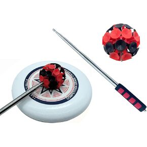 Disc Golf Retriever，10 Ft Disc Retriever Disc Golf，Extendable Disc Golf Retriever Pole with Suction Cup to Retrieve Discs in Water, Trees, Rocks, Bushes
