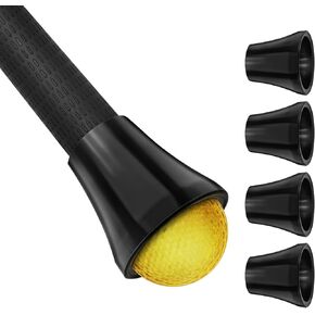 Golf Ball Retriever, 4 Pcs Golf Ball Grabber Suction Cup for Putter Grip, Durable Golf Ball Retriever Pick Up Tool for End of Putter