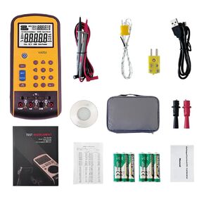 VA702 Volt mA Thermocouple Temperature Loop Process Calibrator 0-24mA DC Current Loop & 0-20V DC Voltage Calibrator Thermocouple Temperature Calibrator