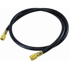 15660 بالإضافة إلى 3/8 بقطر خرطوم تفريغ مستقيم للخدمة الشاقة HVAC مع صمام كروي مدمج، ضغط العمل 600 رطل لكل بوصة مربعة، ضغط انفجار 3000 رطل لكل بوصة مربعة متوافق مع R410a R134a R407C R502 R12 R22 in Kuwait