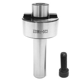 End Mill Holder,C20-FMB22 Straight Shank End Mill Arbor Adaptor,End Milling Tool Holder for Processing Steel and Cast Iron