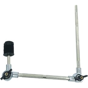 Cowbell Cymbal Holder Boom Arm Adjustable Double Mounted Bracket Expand Percussion Mounting Arm for Cymbal Jam Block Tambourine Mount Hardware Parts