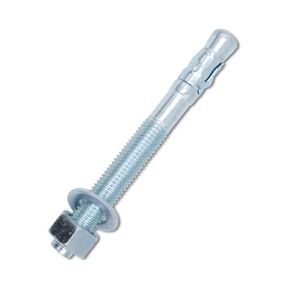 3/4"x7" Carbon Steel Wedge Anchor for Concrete and Cement, zinc Plated Screw Bolt Expansion Fastener for Industrial, Heavy Duty Wall Anchor, 12 pcs