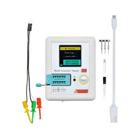 Aideepen High Precision Transistor Tester T7 TC-T7-H Multifunctional Graphic 128 TFT LCD Display Diode Triode Capacitance LCR ESR Meter