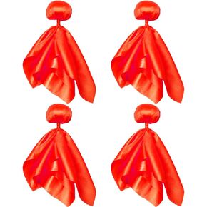 8 Pcs Red Penalty Flag Football Flags, Challenge Flag, Referee Flag for Football, Lacrosse, & Flag Football Sports Fan for Football Games Party Accessory Referee Game Party