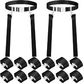 Peryiter Player Flag Football Belts and Flags Adjustable Football Belt with Flags for Kids Adult Outdoor Training