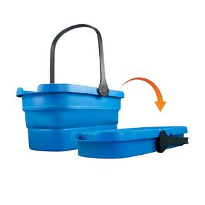 Unger Professional 3-Gallon Collapsible Bucket – Household Cleaning Supplies, Wash Bucket, Bucket for Cleaning, Small Bucket, Washing Buckets with Handles, Water Bucket, Storage Bucket Organizer