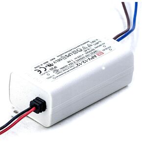 APV-12-12 12W 12V 1A High Efficiency LED Power Supply - Compact and Waterproof for LED Applications