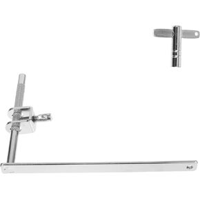 SUPVOX 1 Set Snare Drum Extension Bracket Cowbell for Drum Set Metal Holder Drum Kit Cowbell Holder Cowbell Mount Clamp Cowbell Mount Clip Non-slip Cow Bell Drum Instrument Mounting Clip