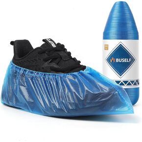 Disposable Shoe Covers, Non-Slip, Waterproof Booties – Compact Roll Design for Easy Storage, Fits Up to US Women 13 & Men 11, Perfect for Indoor Use, Real Estate Showings, Home Cleaning, etc (100 Pcs)