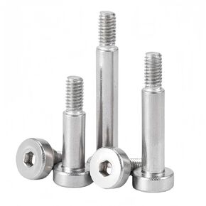 NACX M2 Hex Socket Shoulder Bolts, 2.5mm Shoulder Dia 18mm Shoulder Length, 304 Stainless Steel, 20Pcs