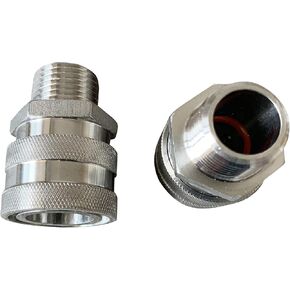 2 Pack 1/2" MPT Home Brewing 304 Stainless Steel Female Quick Disconnect