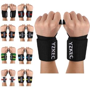Weightlifting Wrist Wraps with Thumb Loop，Best Wrist Support Braces for Weight Lifting, Bodybuilding, Strength Training，Lifting Straps for Women and men
