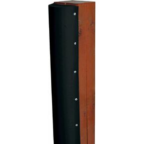 Dock Edge + DE1020BF PVC Piling Bumper (Black, 6-Feet)